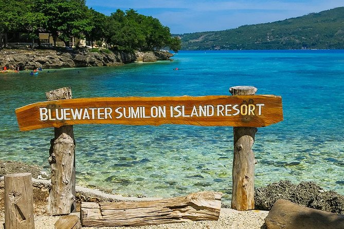 Bluewater Sumilon Day Pass - Infinity pool window and Pulo pool: how the resort structures downtime