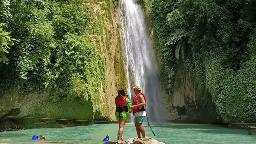 Cebu: Inambakan, Kawasan, and Mantayupan Waterfalls Tour - Inambakan Falls in Ginatilan: quiet tiers and a reset swim