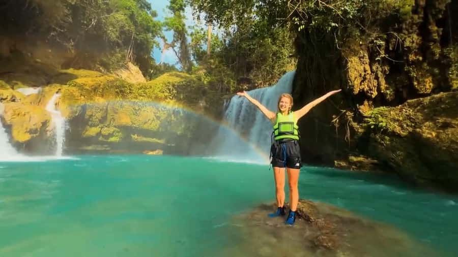 Cebu: Osmeña Peak and Kawasan Canyoneering Day Tour - Kawasan Falls Canyoneering: Getting There and Getting Equipped