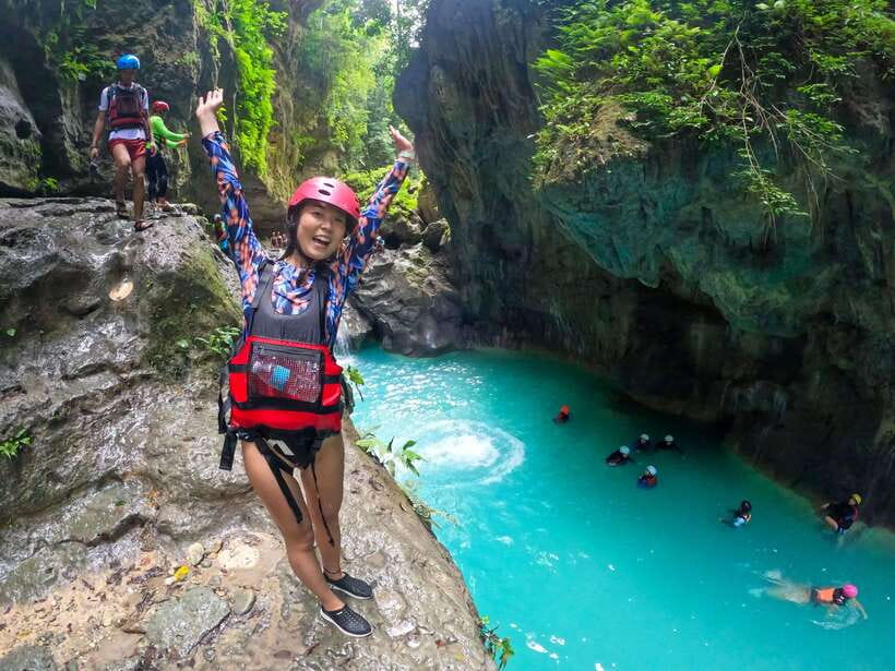 Cebu: Whale Shark Snorkeling & Kawasan Canyoning Tour - Oslob facilities, showers, and GoPro-ready planning