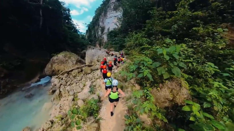 Cebu:Oslob Whale Shark Swimming & Kawasan Falls Canyoneering - Kawasan Falls Canyoneering: Gear, Guidance, and the Thrill