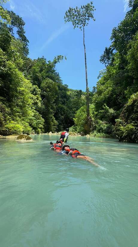 Oslob Whale Shark Swimming & Kawasan Falls Canyoneering - Beachfront Lunch Between Ocean and Waterfall